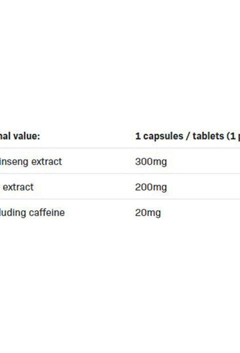 ALLNUTRITION Ashwagandha + Guarana / 30 Caps