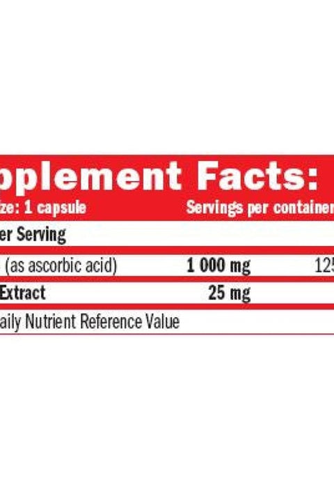 AMIX Vitamin C /with Rose Hips/ 1000mg. / 100 Caps.