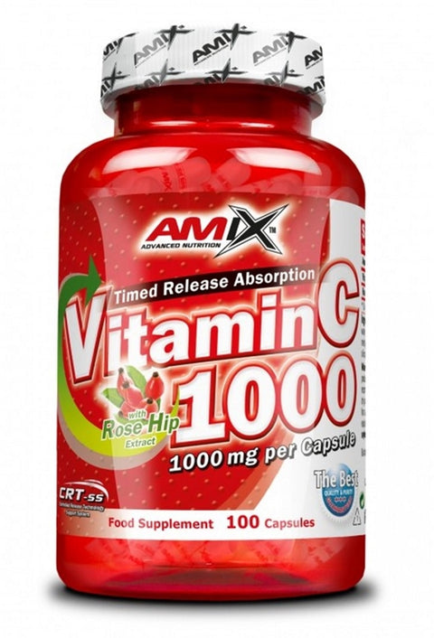 AMIX Vitamin C /with Rose Hips/ 1000mg. / 100 Caps.