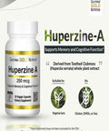 California Gold Nutrition Huperzine A 250 mcg 30 Veggie Capsules