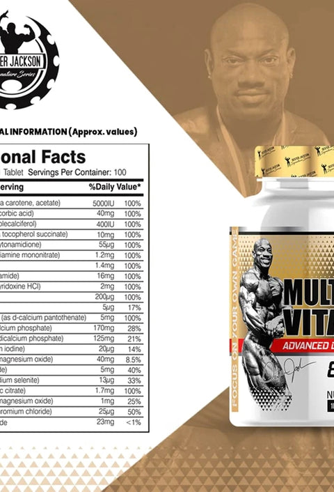 Dexter Jackson MultiVitamin 100 Tablet