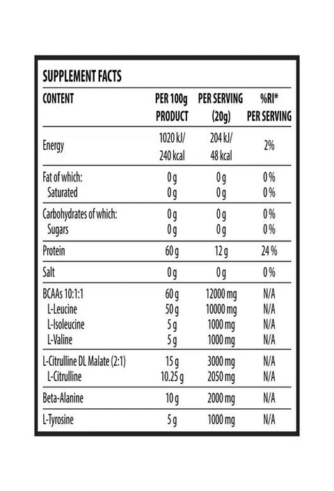 Dorian Yates HIT BCAA 10 1 1 400g