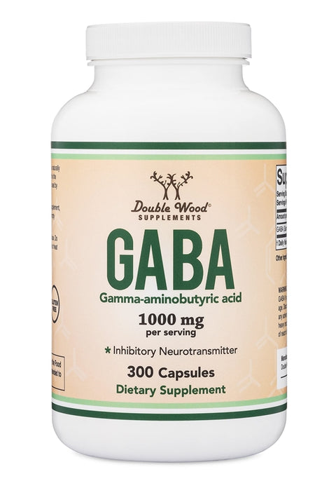 Double Wood Gaba 1000 mg 300 Capsul. USA Version