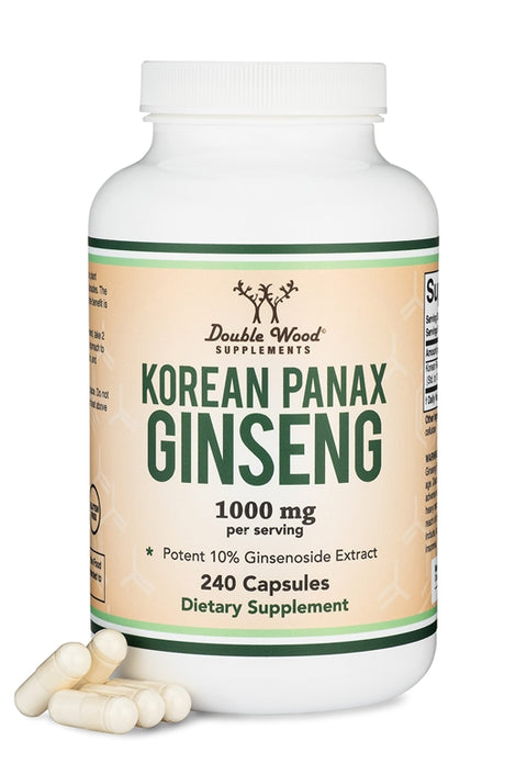 DOUBLE WOOD Korean Panax Ginseng 240 Caps