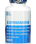 EVLution Nutrition Ashwagandha 450 mg 30 Veggie Capsules