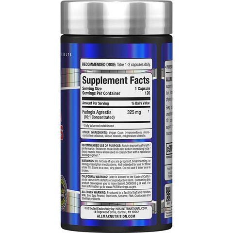 ALLMAX Essentials Fadogia Agrestis 120 capsules