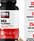 Force Factor Dhea 25 Mg 100 Vegetable