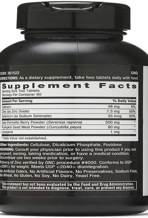 GNC Men’s Saw Palmetto Formula / 120 Tabs