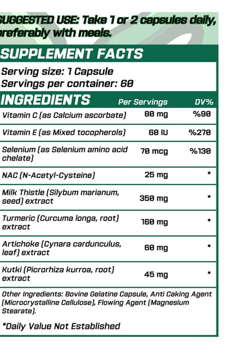 Grimlabs LiverDtox - Karaciğer Koruyucu