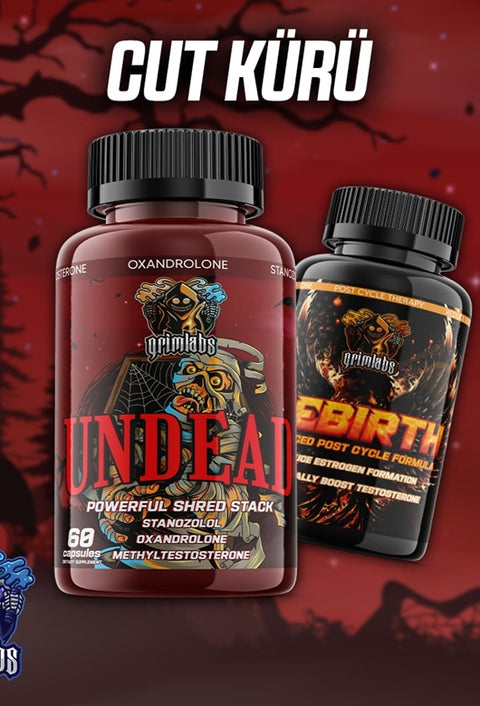 Grimlabs Undead Fat Burner Rebirth Pct Definasyon Mix Paket