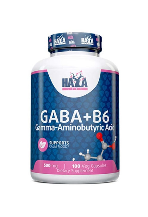 HAYA LABS GABA - B6 500 mg 100 Vcaps