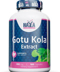 HAYA LABS Gotu Kola Extract / 100 Caps