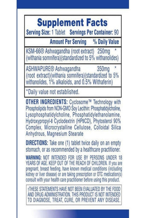 Hi-Tech Ksm66 Ashwagandha 90ct