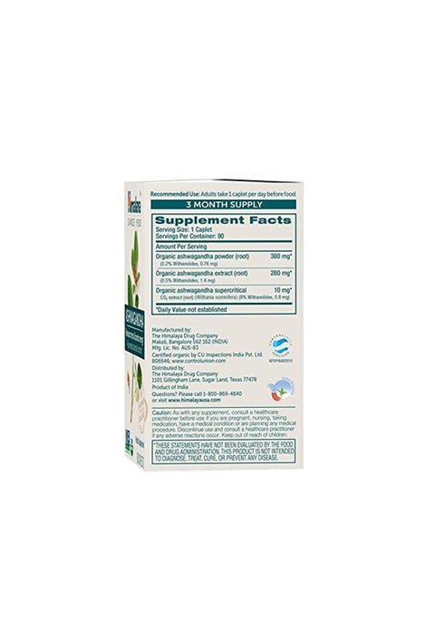 Himalaya organic ashwagandha 90 Kapsül