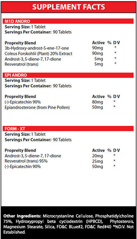 LG SCİENCES Bulking Andro Form Kit 90+60+60+90 TABLET 4 KUTU