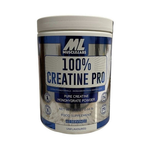 Muscle Labs 100% Creatine Pro 300g USA - 60 Servis