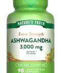 Nature’s Truth Ashwagandha Root 3000 mg 90 Quick Release Capsules