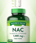 NATURES TRUTH N-Acetyl Cysteine 1200 mg NAC 200 Kapsül