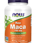 NOW Foods Maca Raw 750 mg 90 Veg Capsules