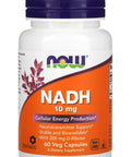 NOW Foods NADH 10 mg 60 Bitkisel Kapsül