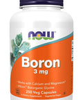 NOW Foods Boron 3 mg 250 Caps