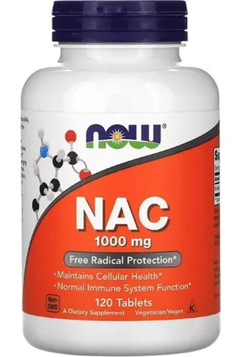 NOW Foods NAC 1000 mg 120 Kapsül