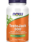 NOW Foods Tongkat Ali TestoJack 300 300 mg 60 Veg Capsules