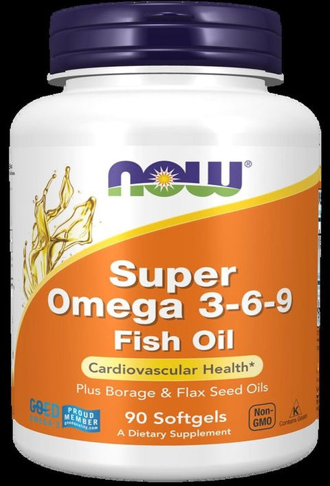 NOW Omega 3 3-6-9 90 Softgels