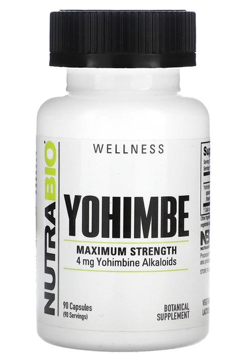 Nutrabio Labs Yohimbine 100 mg 90 Capsul