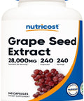 Nutricost Grape Seed Extract Kalp koruyucu + Tansiyon + Kan dolaşımı