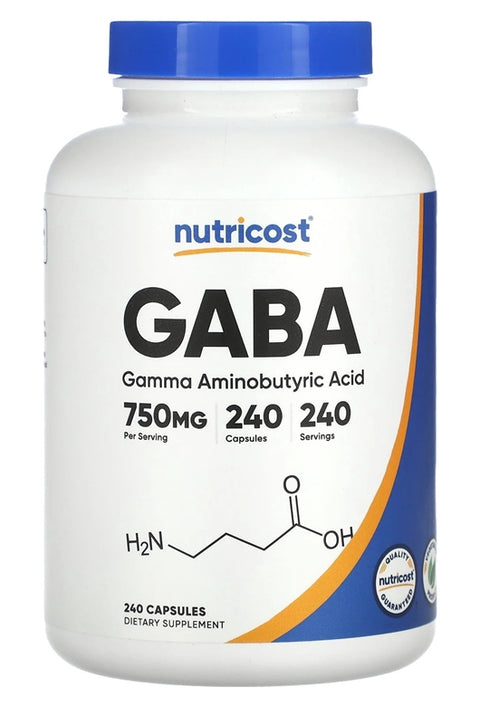 Nutricost GABA 750 MG 240 CAPSUL