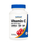 Nutricost Vitamin C with Rose Hips 120 Capsules