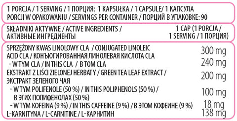 Ostrovit Pharma Cla  Green Tea  L carnitine  90 Caps