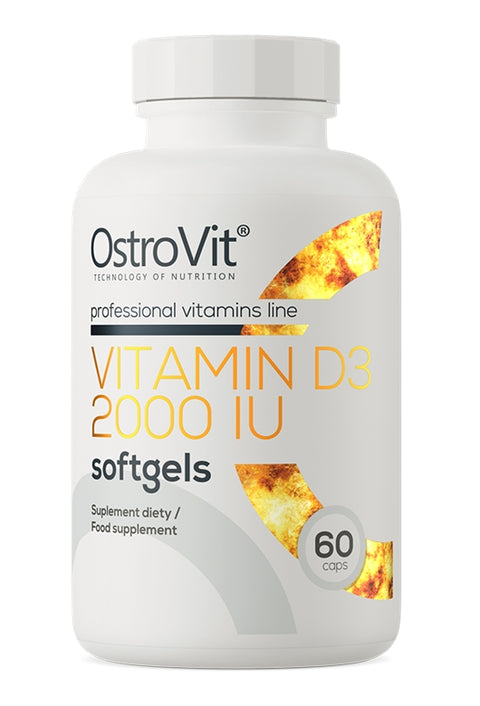 OstroVit Vitamin D3 2000 IU softjel 60 Tablet