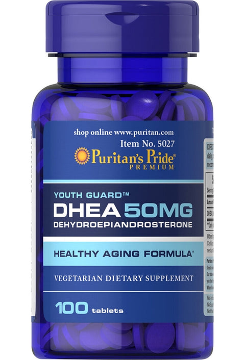 Puritans Pride DHEA 50 mg 100 Tablet - USA