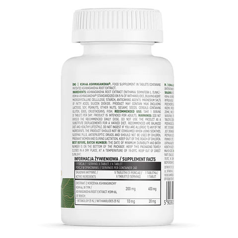 OSTROVİT PHARMA KSM-66 Ashwagandha 400 mg / 120 Tabs