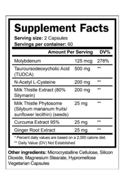 Skull Labs Liver Tudca - Nac Protection 120 caps