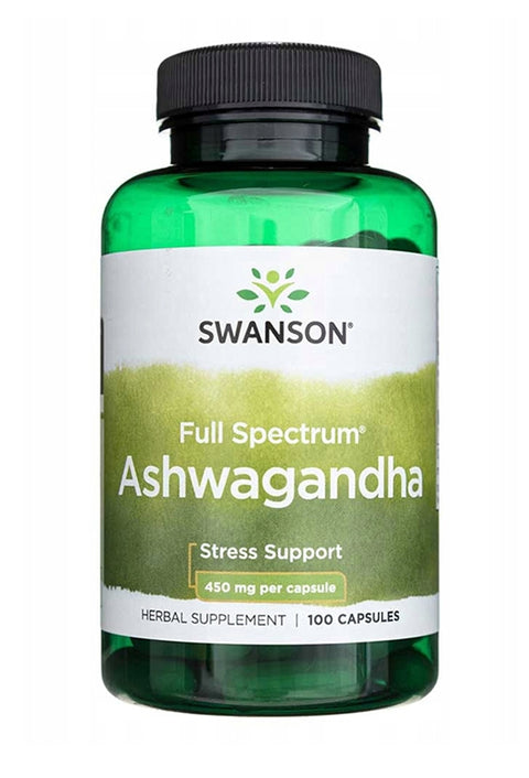 Swanson Ashwagandha 450 mg 100 Kapsül