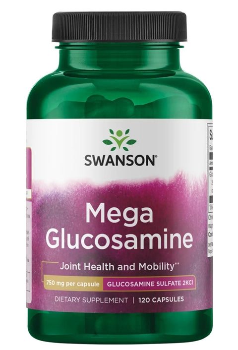 Swanson Mega Glucosamine Glukozamin 750 mg 120 Capsules