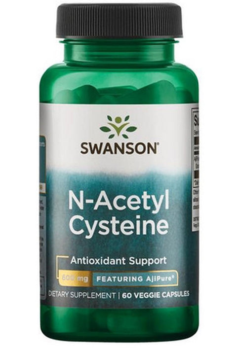 Swanson Nac N-Acetyl Cysteine NAC 600 mg 60 Kapsül