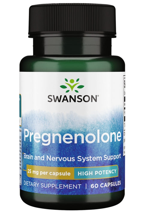 Swanson Pregnenolone 25 mg 60 Capsules