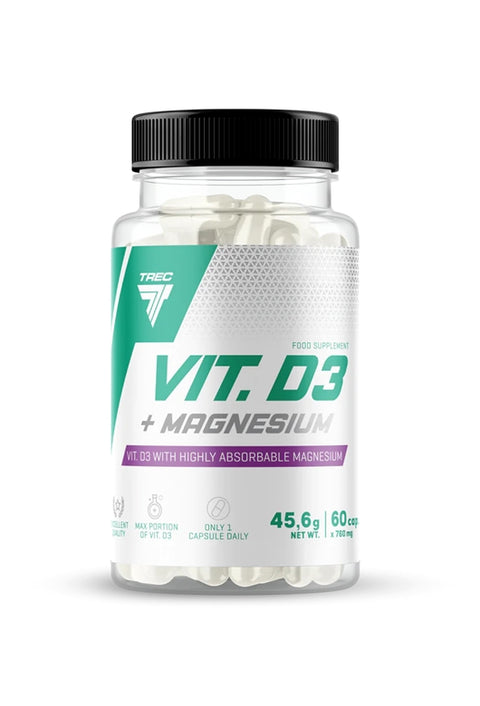 Trec Nutrition Vitamin D3 Magnesium Vitamin D 60 caps