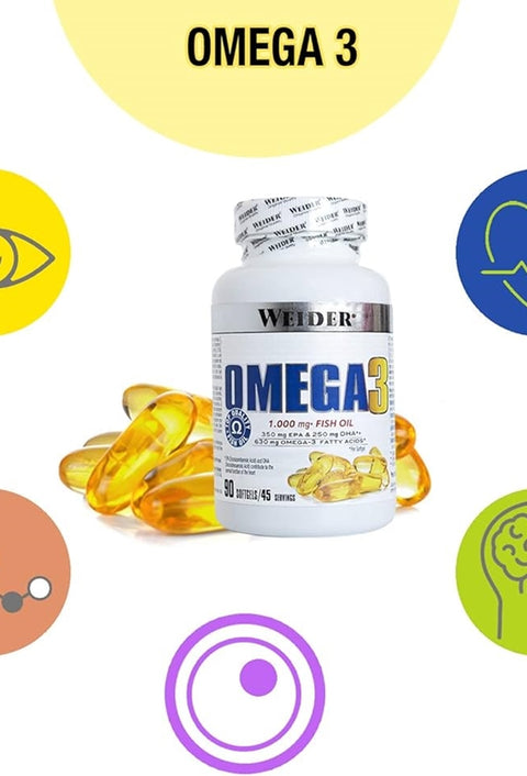 WEIDER OMEGA 3 Balık Yağı – 90 caps