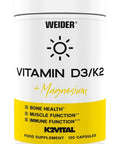 WEIDER Vitamin D3 K2 Magnesium – 120 caps